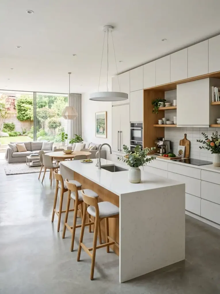 Modern Open Kitchen Layout