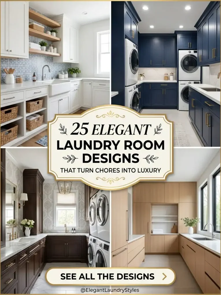 Luxury and Elegant Laundry Room Designs
