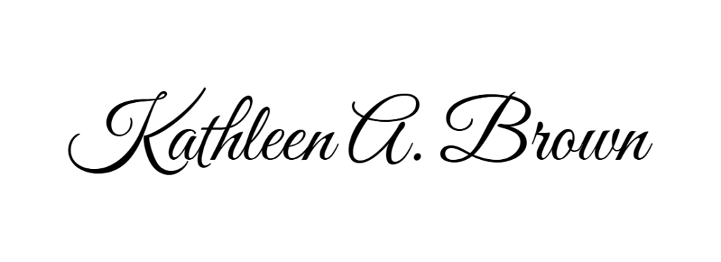 signature of Kathleen A Brown
