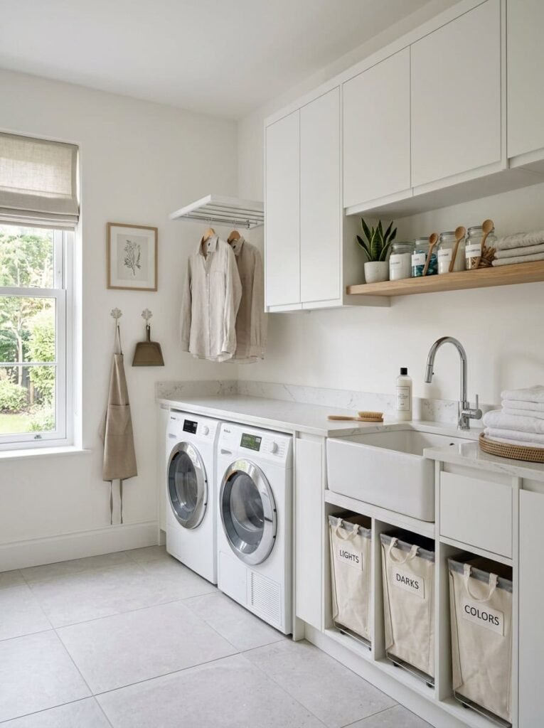 A modern design Laundry room