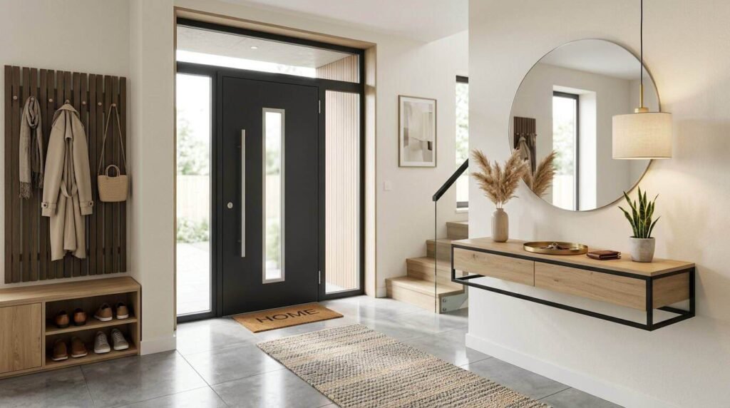 Modern and Clean Entryway of modern house